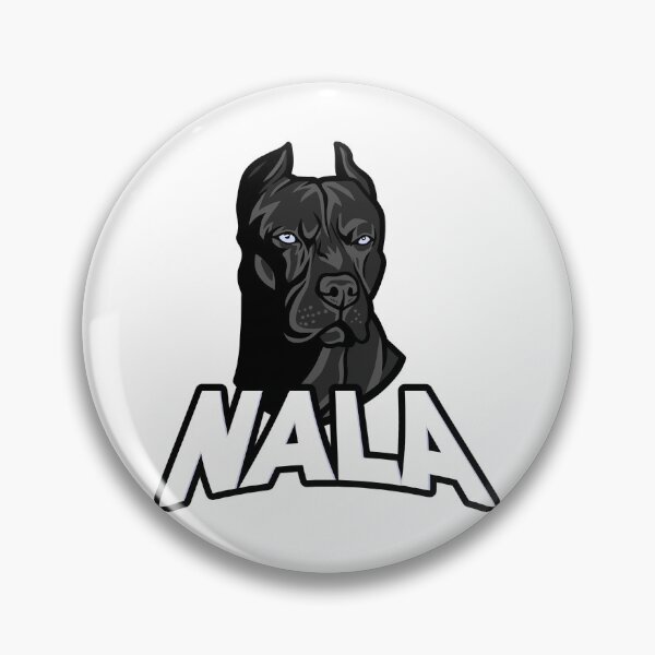 Item preview, Black / Blue Pitbull Puppy Dog Named Nala designed and sold by podvos83.