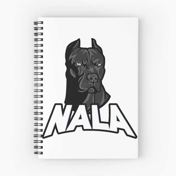 Item preview, Black / Blue Pitbull Puppy Dog Named Nala designed and sold by podvos83.