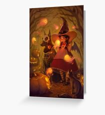 Spirits of Halloween Greeting Card