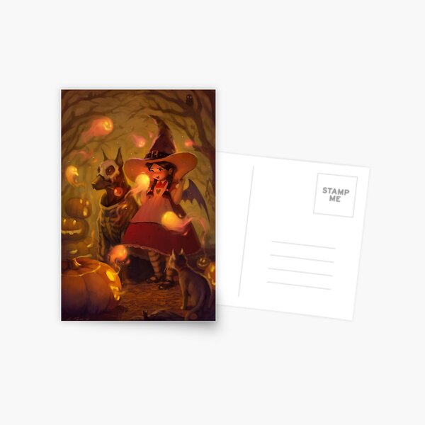 Aperçu de l'œuvre Les esprits d'Halloween créée et vendue par tsvetka.