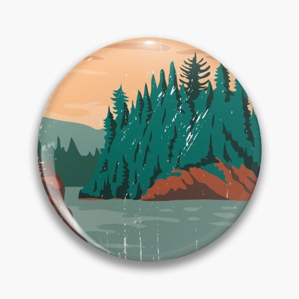 Item preview, Isle Royale National Park Michigan Vintage designed and sold by KrisSidDesigns.