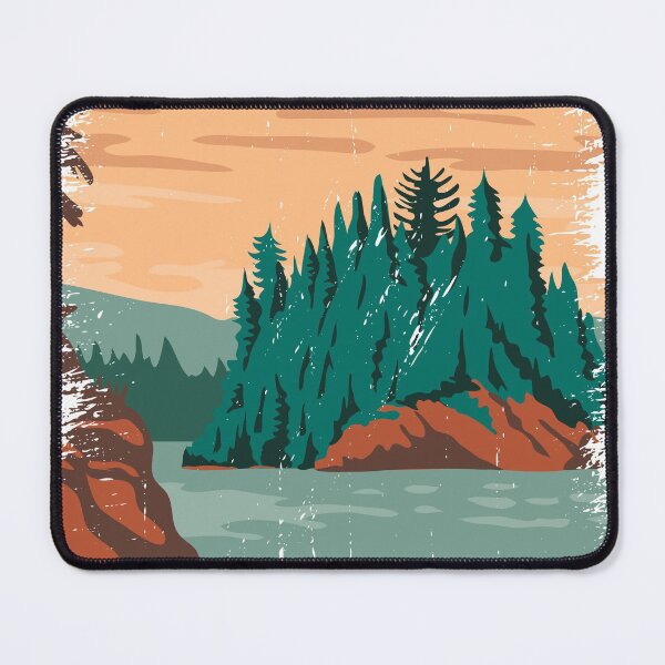 Item preview, Isle Royale National Park Michigan Vintage designed and sold by KrisSidDesigns.