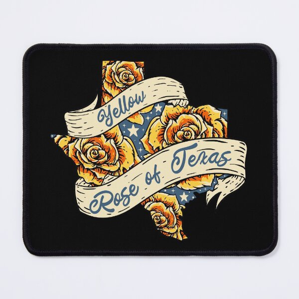 Item preview, Yellow Rose of Texas - Vintage Texas Map covered in yellow roses | we're texas | we are texas designed and sold by Any Color Designs.