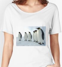 Lined up Emperor Penguins Women's Relaxed Fit T-Shirt