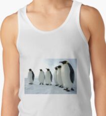 Lined up Emperor Penguins Tank Top