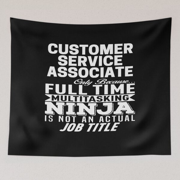 Item preview, Customer Service Associate designed and sold by clickmostro.