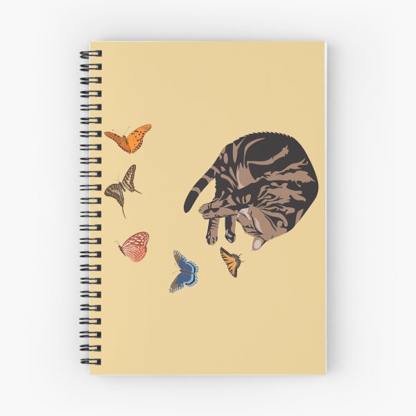 Item preview, Sleeping Cat with Butterflies designed and sold by BurrowsImages.