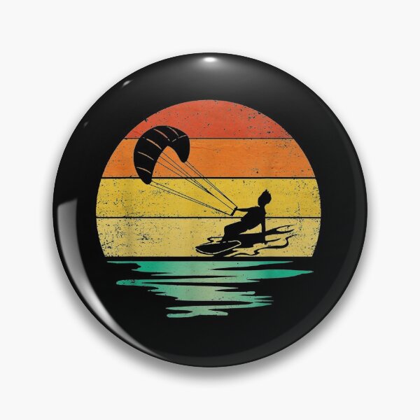 Item preview, Vintage Kiteboarding Retro Sunset Kiteboarding designed and sold by Hoibn926.