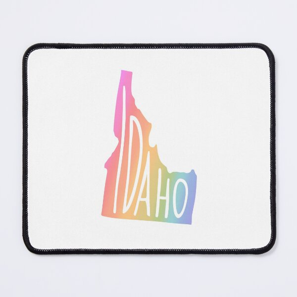 Item preview, Idaho State USA Outline Map (Rainbow) designed and sold by acatalepsys.