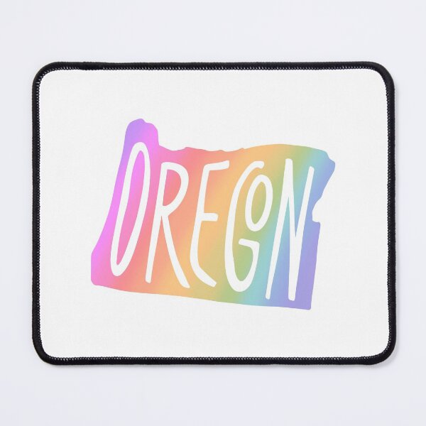 Item preview, Oregon State USA Outline Map (Rainbow) designed and sold by acatalepsys.