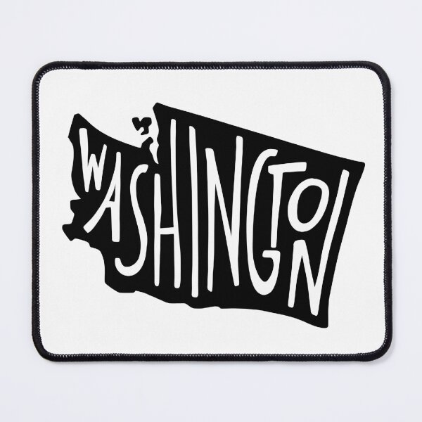 Item preview, Washington State USA Outline Map (Black) designed and sold by acatalepsys.