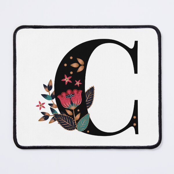 Item preview, C - Floral Initial Letter designed and sold by karspaul.