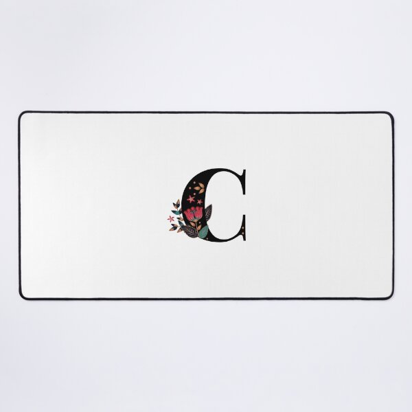 Item preview, C - Floral Initial Letter designed and sold by karspaul.