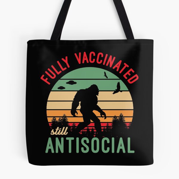 Item preview, Totalmente vacunado sigue siendo antisocial designed and sold by designandclouds.