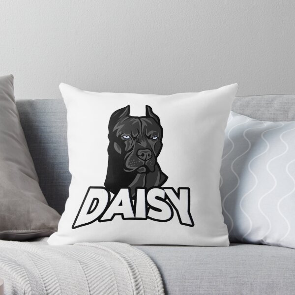 Item preview, Black / Blue Pitbull Puppy Dog Named Daisy designed and sold by podvos83.