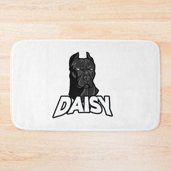 Item preview, Black / Blue Pitbull Puppy Dog Named Daisy designed and sold by podvos83.