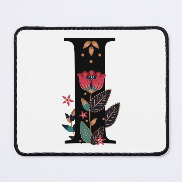 Item preview, I - Floral Initial Letter designed and sold by karspaul.