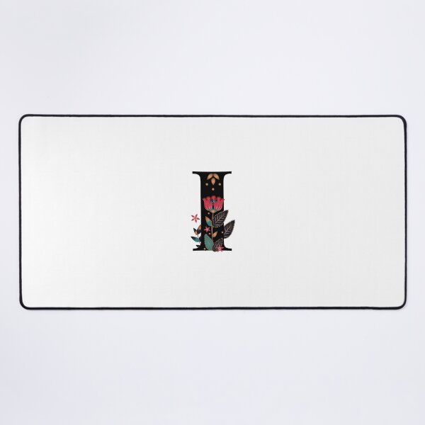 Item preview, I - Floral Initial Letter designed and sold by karspaul.