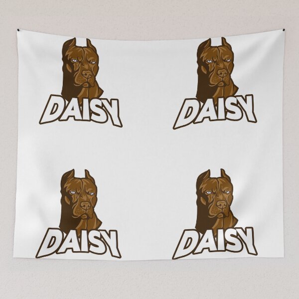 Item preview, Brown Pitbull Puppy Dog Named Daisy designed and sold by podvos83.