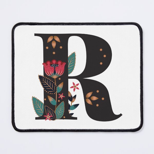 Item preview, R - Floral Initial Letter designed and sold by karspaul.