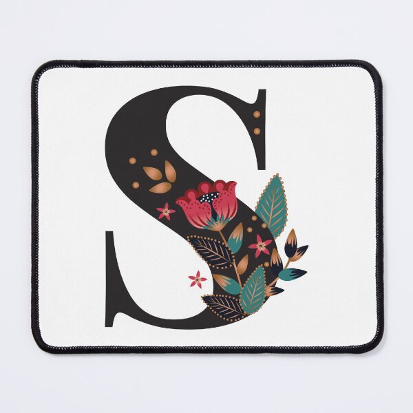 Item preview, S - Floral Initial Letter designed and sold by karspaul.