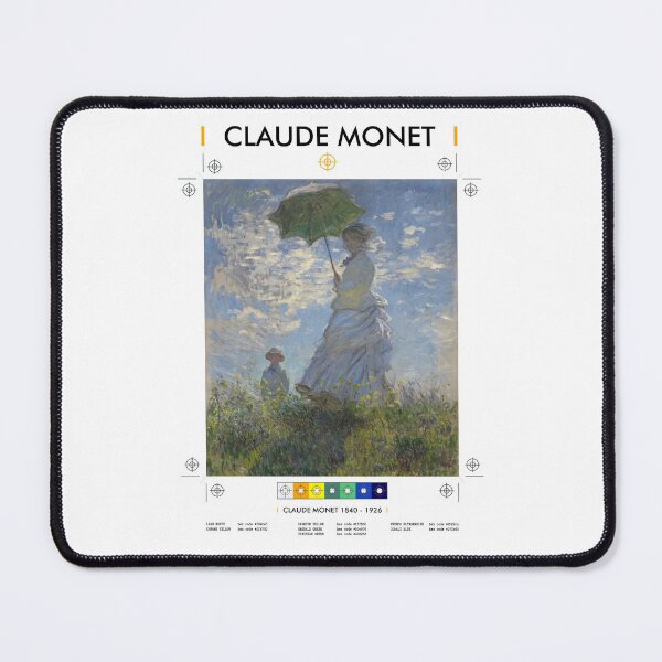 Item preview, Famous impressionist painter artist series Monet. Monet oil paint colour palette translated into modern hex codes.  designed and sold by Barb  Hamilton ⭐⭐⭐⭐⭐.