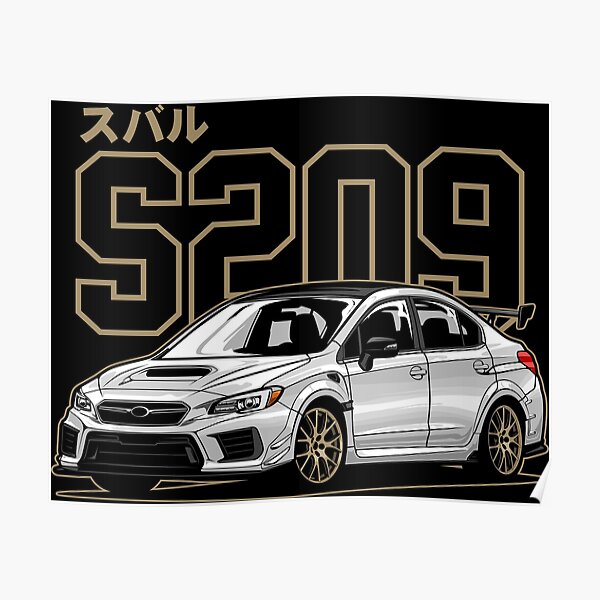 Mitsubishi Lancer Evolution Vs Subaru Impreza Wrx Sti Rivals Poster By Naquash Redbubble