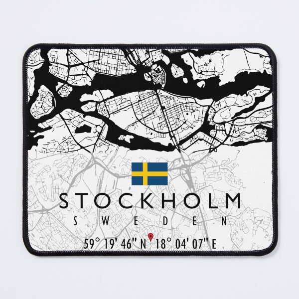 Item preview, STOCKHOLM MAP SWEDEN designed and sold by hatimelhag.