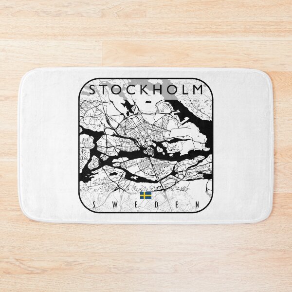 Item preview, STOCKHOLM MAP SWEDEN designed and sold by hatimelhag.