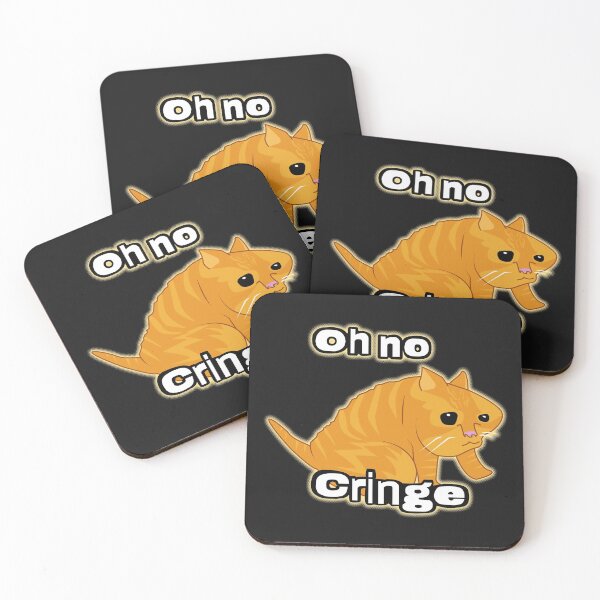 Item preview, Oh no Cringe Cat meme designed and sold by Rzera-.