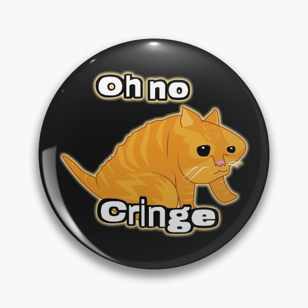 Item preview, Oh no Cringe Cat meme designed and sold by Rzera-.
