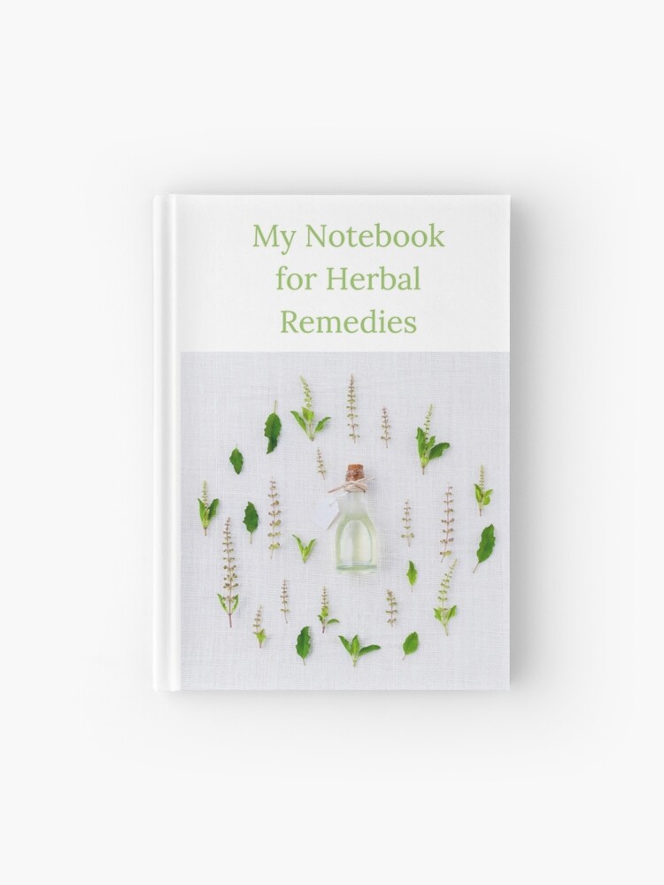 Thumbnail 1 of 3, Hardcover Journal, My Notebook of Herbal Remedies designed and sold by Loz7.