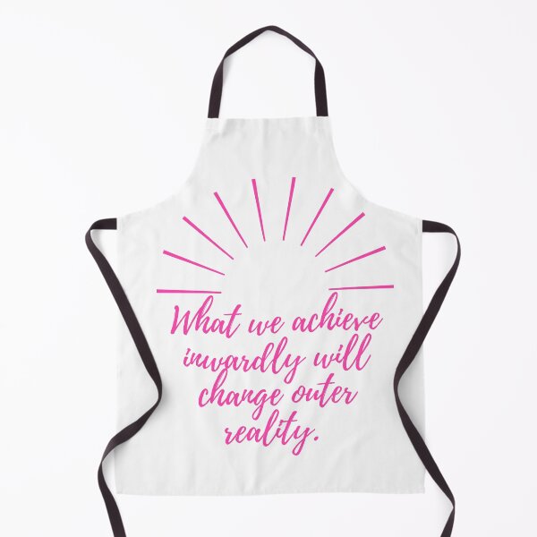 Item preview, What we achieve inwardly will change outer reality  - pink designed and sold by BlueThrow.