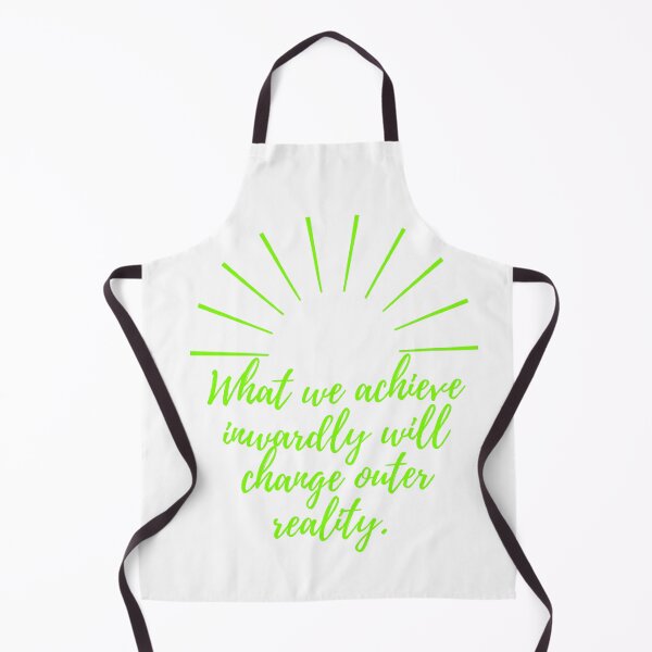 Item preview, What we achieve inwardly will change outer reality - green designed and sold by BlueThrow.