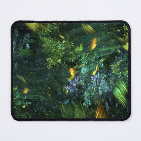 Item preview, Abstract green ocean flora fractal art designed and sold by mrhighsky.