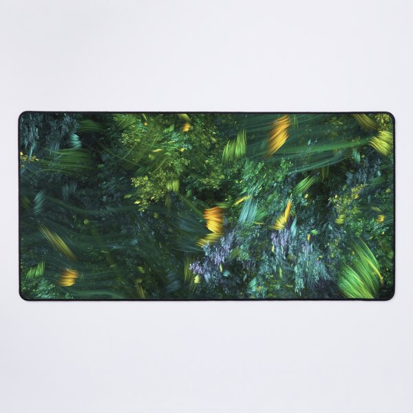 Item preview, Abstract green ocean flora fractal art designed and sold by mrhighsky.