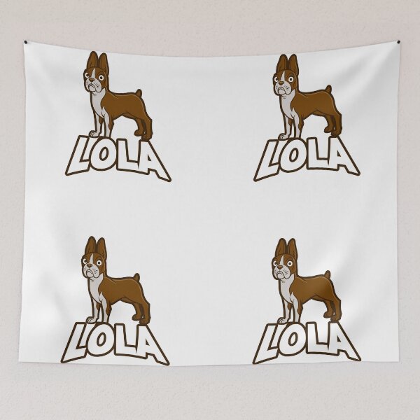 Item preview, Brown / White French Bulldog Puppy Dog Named Lola designed and sold by podvos83.