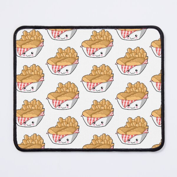 Item preview, Chicken Strips and Fries Junk Food Kawaii designed and sold by karspaul.
