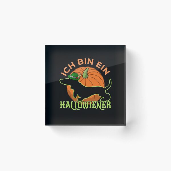 Item preview, Ich Bin Ein HalloWiener | Pumpkin and Wiener designed and sold by BoldTigerDesign.