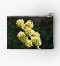 Natural green branch with spikes Studio Pouch