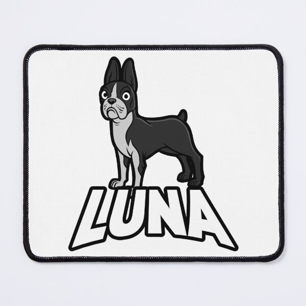 Item preview, Black / White French Bulldog Puppy Dog Named Luna designed and sold by podvos83.