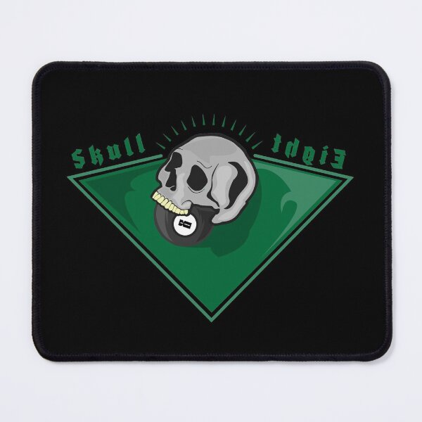 Item preview, dark skull pool 8 ball snooker player winning game  designed and sold by Half Mess.