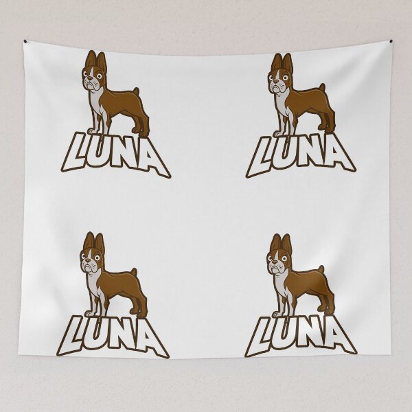 Item preview, Brown / White French Bulldog Puppy Dog Named Luna designed and sold by podvos83.