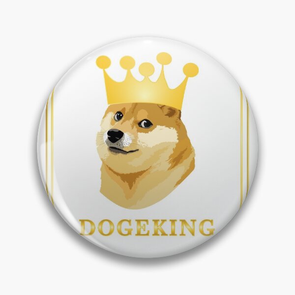 Item preview, Doge coin crypto currency king card designed and sold by ZieProject.