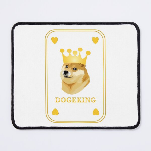 Item preview, Doge coin crypto currency king card designed and sold by ZieProject.