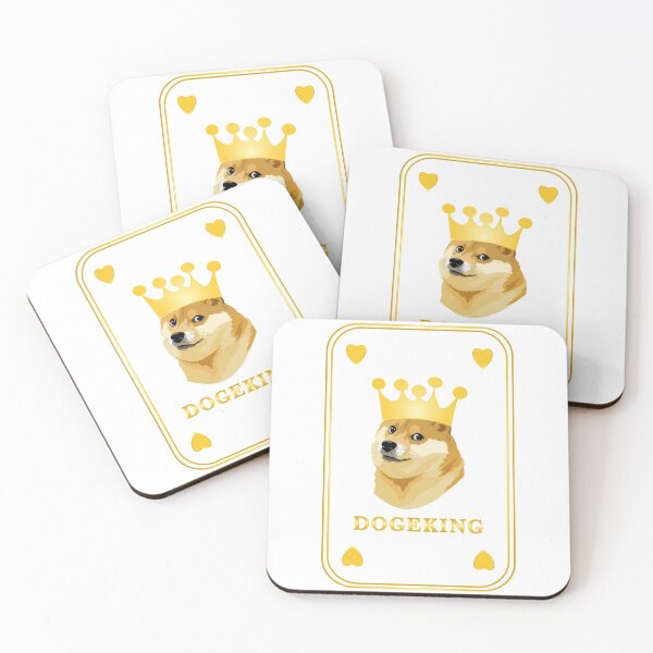 Item preview, Doge coin crypto currency king card designed and sold by ZieProject.