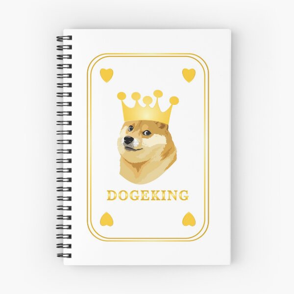 Item preview, Doge coin crypto currency king card designed and sold by ZieProject.