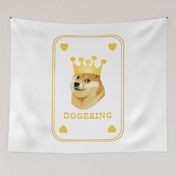 Item preview, Doge coin crypto currency king card designed and sold by ZieProject.