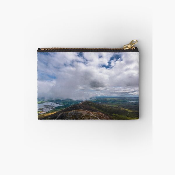 Item preview, Landscape from the top of the mountain Croagh Patrick, nicknamed the Reek in County Mayo after Mweelrea and Nephin, Ireland designed and sold by AlbertMi.