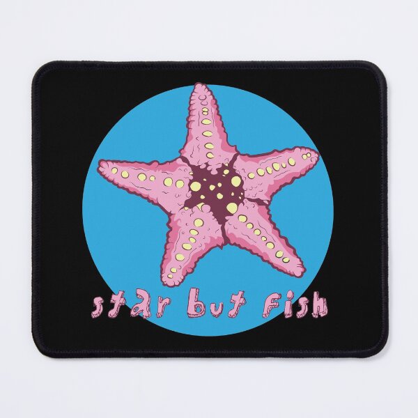 Item preview, hand-drawn starfish ironic sweet and funny with fresh colors designed and sold by Half Mess.